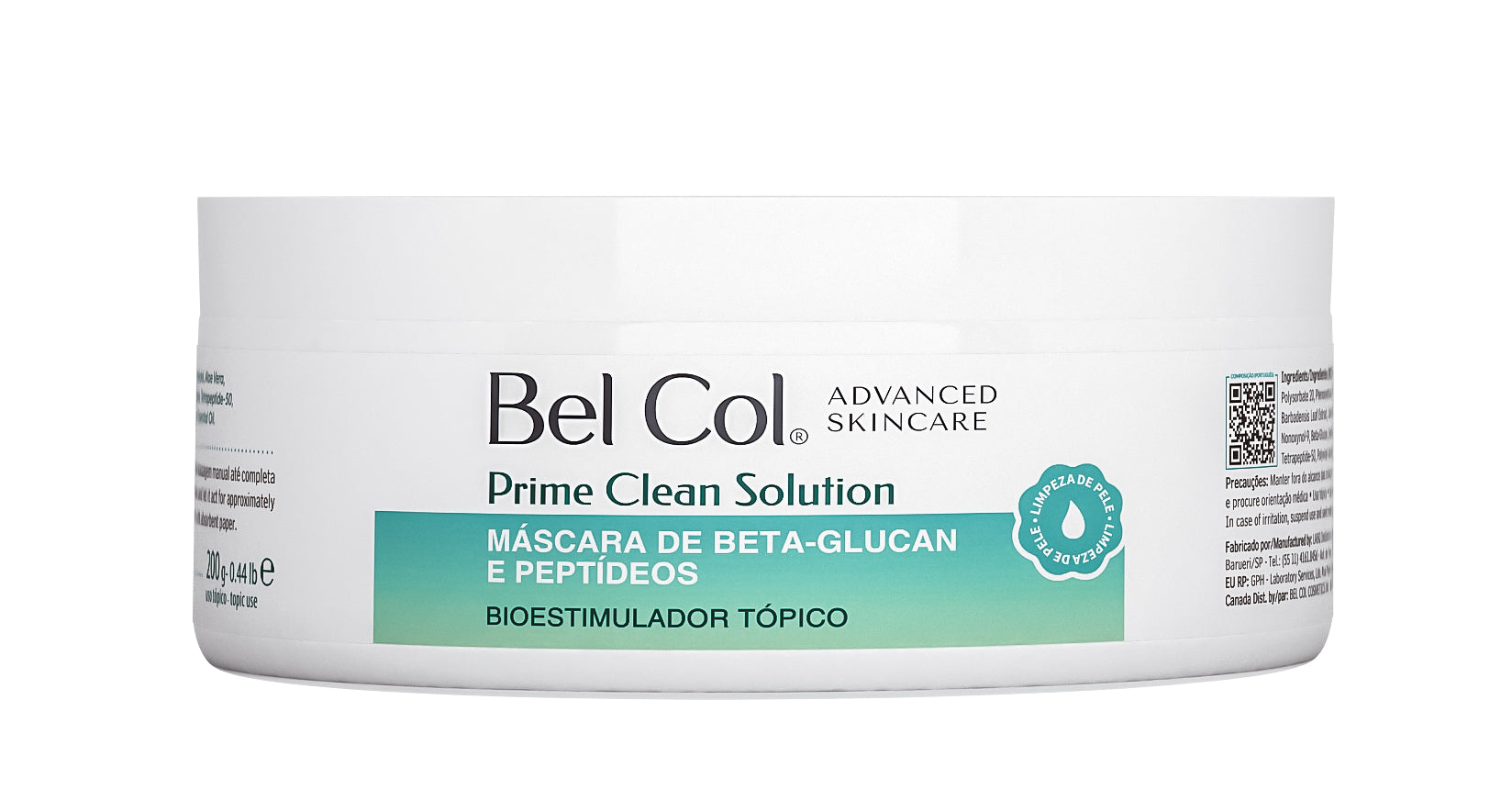Masque Apaisante au Beta-Glucan & Peptides Prime Clean Solution – 200g
