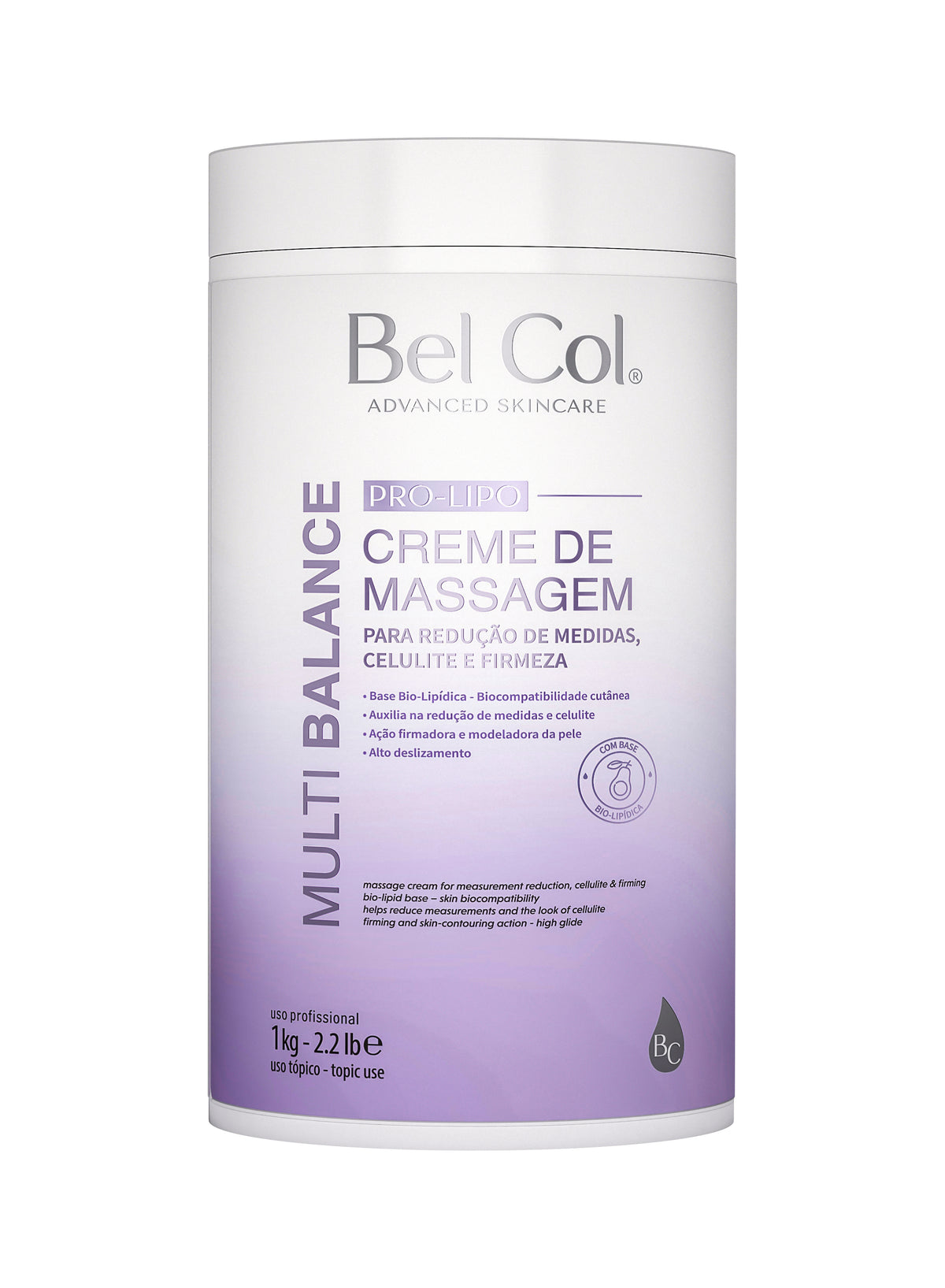PROLIPO Multi-Balance – Crème de Massage Corporelle – 1 kg