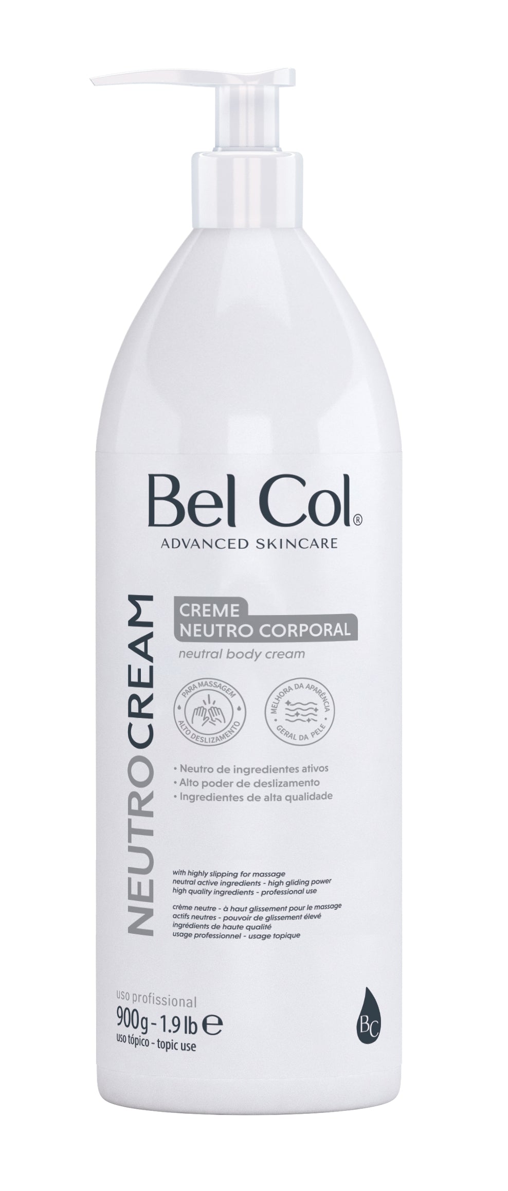 Neutrocream - Crème Neutre de Massage Pour Le Corps - 1 Kg