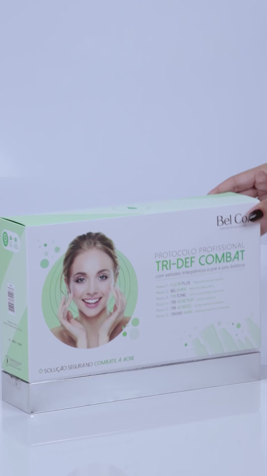 Kit Anti Acné - Tri-Def Combat - Professionnel - Contient 6 Articles