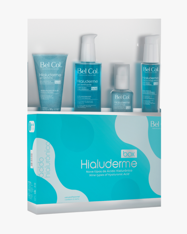 Hialuderme - kit Professionnel à l'Acide Hyaluronique - Contient 5 Articles